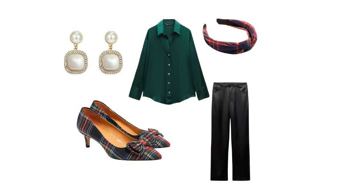 Conjunto a cuadros