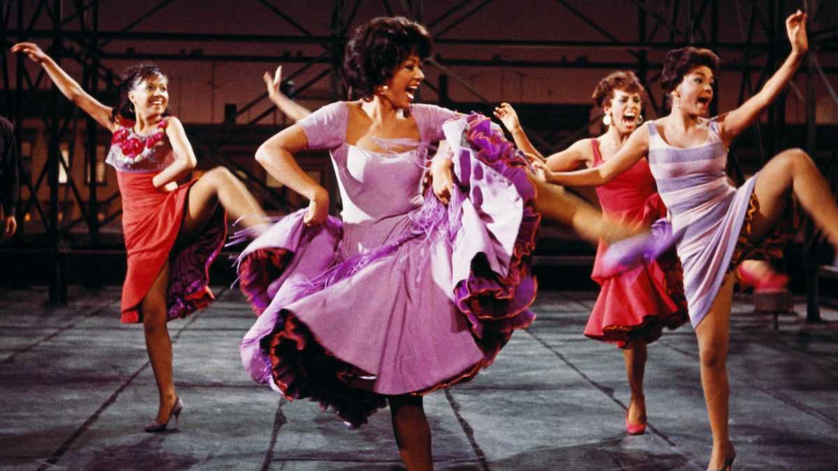 Rita Moreno tancuje v pôvodnom West Side Story, 1961