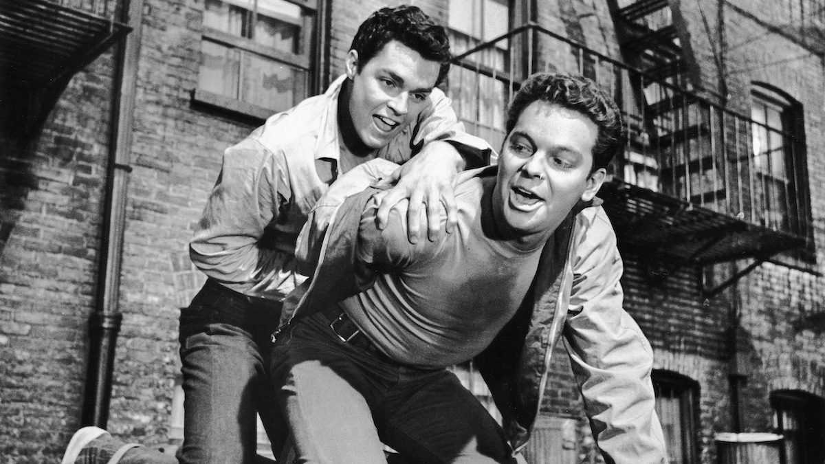 Richard Beymer a Russ Tamblyn v pôvodnom West Side Story, 1961