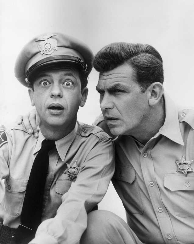 Don Knotts y Andy Griffith