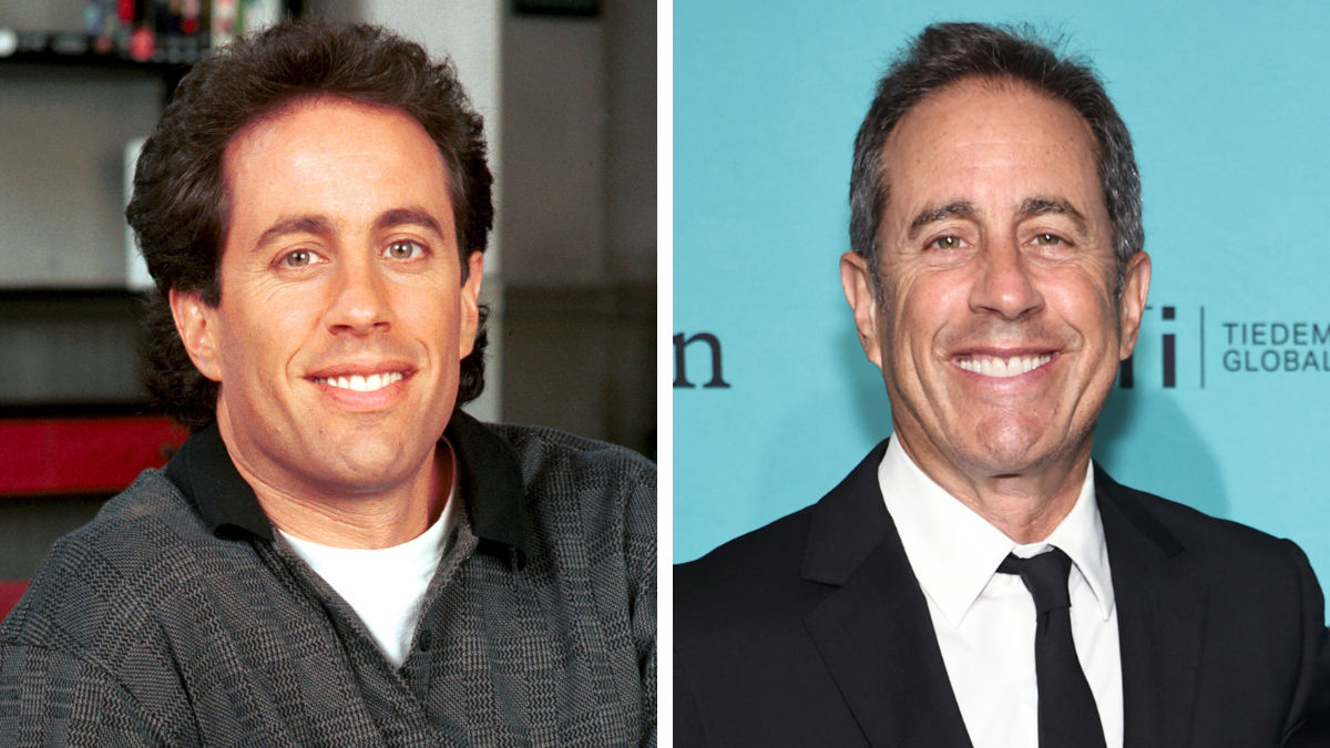 Jerry Seinfeld v rokoch 1997 a 2023