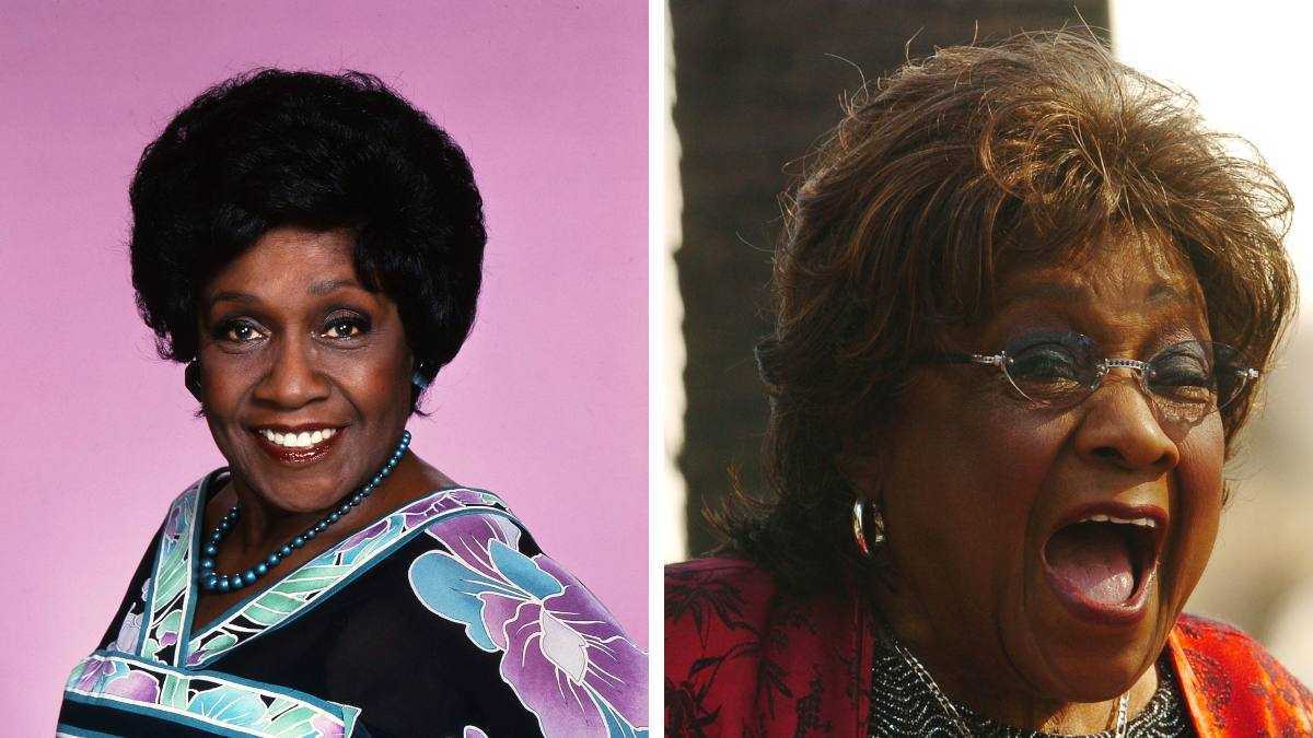 Isabel Sanford als Louise Jefferson (‘All in the Family’-cast)