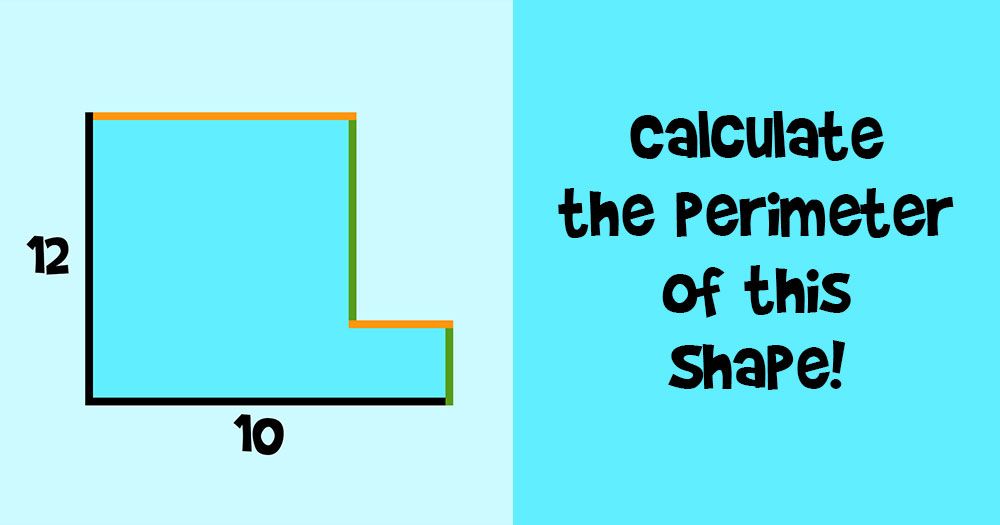 Puteți calcula perimetrul acestei forme?