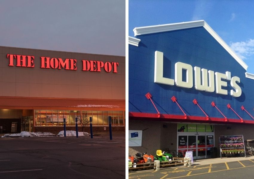 Home Depot e Lowes