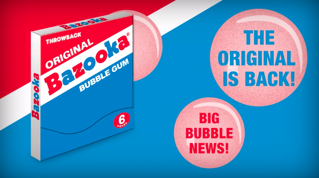 kẹo cao su bong bóng bazooka
