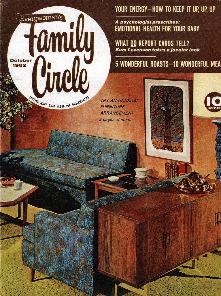 revista nostálgica do círculo familiar de 1962