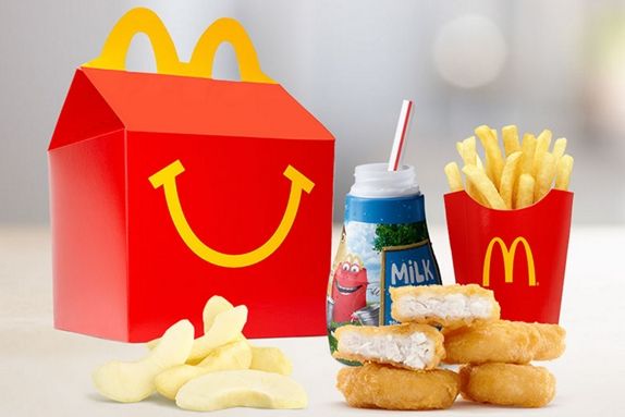 refeição feliz McDonalds