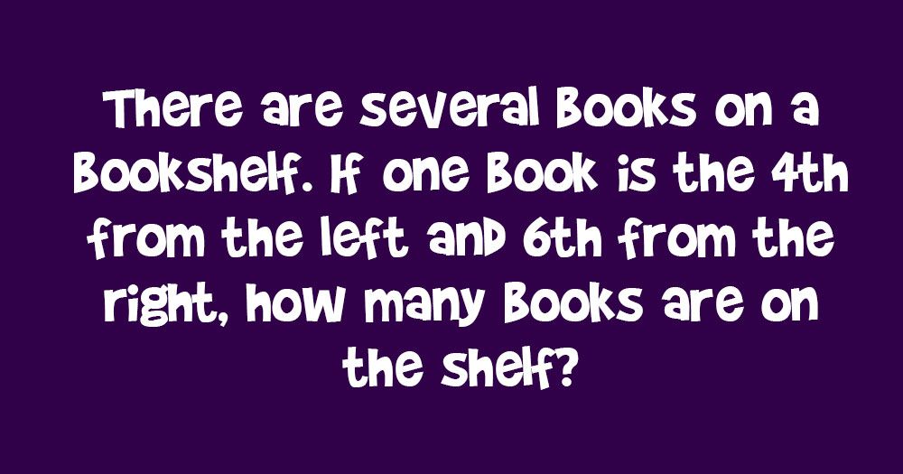 Koľko kníh je v poličke? Vyriešte matematický problém.