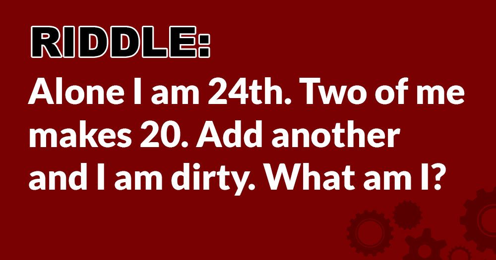 Riddle: Wat ben ik?