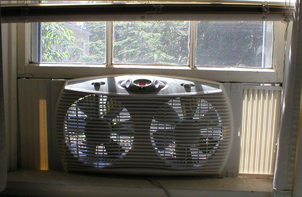 okenný ventilátor