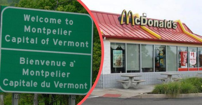 er is maar één Amerikaanse staatshoofdstad zonder McDonald