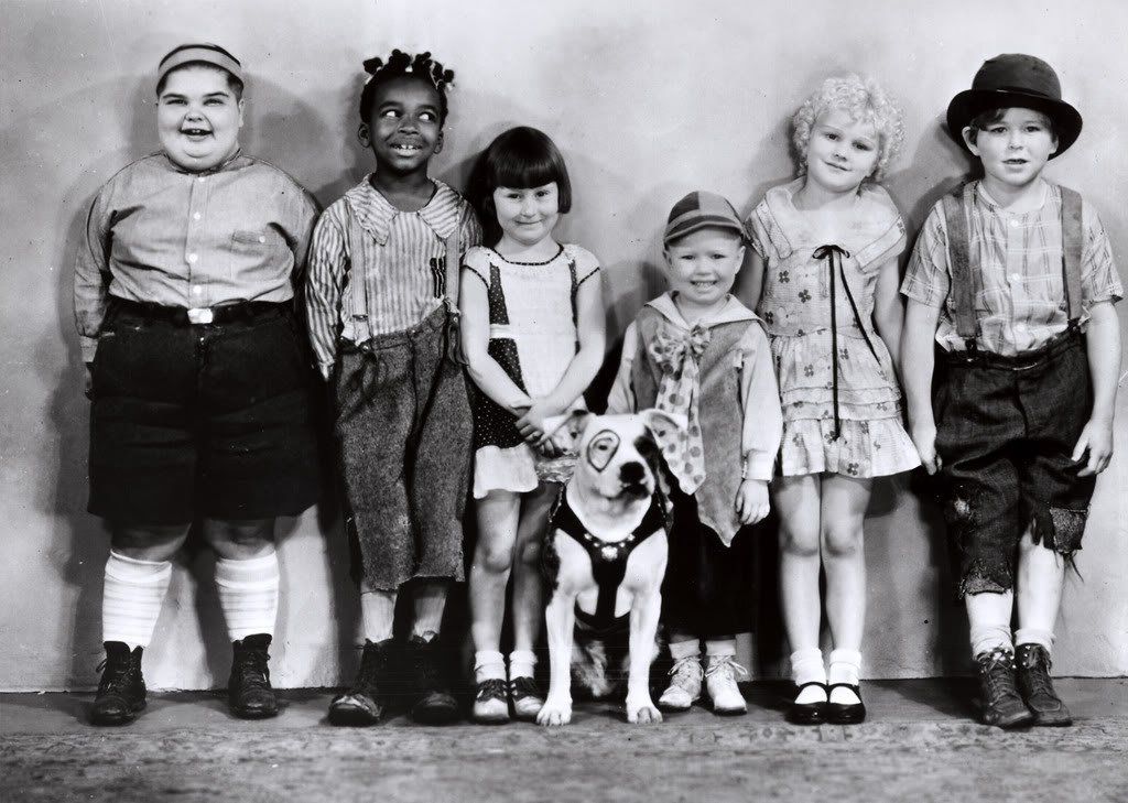 foto af de oprindelige små rascals cast
