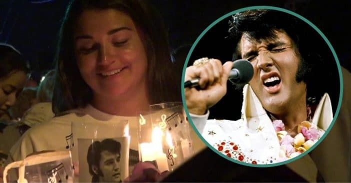 Elvis Presley při svíčkách