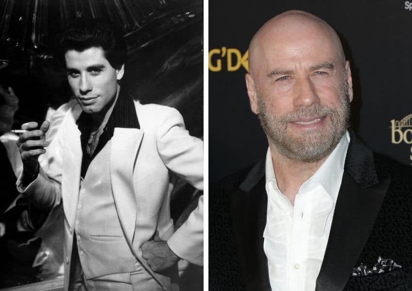 John Travolta nekoč in zdaj