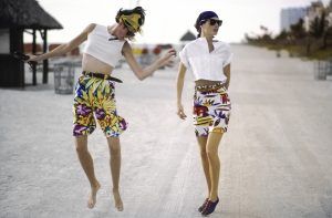 A Vogue montou uma bela sessão de fotos em Miami que abriu o palco para mais tendências da moda