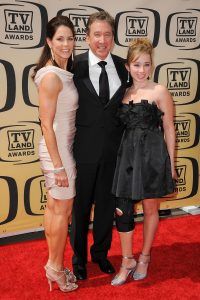 Jane Hajduk, Tim Allen y su hija Katherine Allen