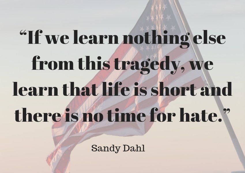 Citation de Sandy Dahl 9/11