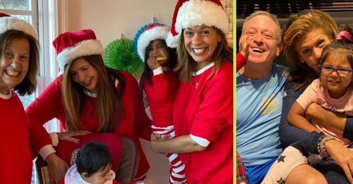 Hoda Kotb posta fotos de família divertidas no Natal