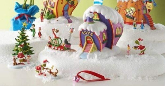 Teraz si môžete kúpiť keramickú vianočnú dedinu Grinch