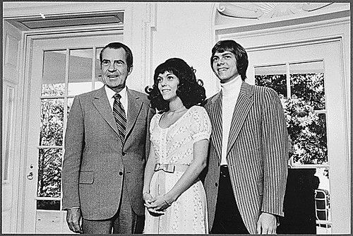 Nixon com os carpinteiros