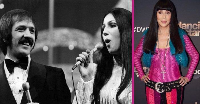 Cher mempersembahkan lagu Sonny dan Cher di final Dancing with the Stars