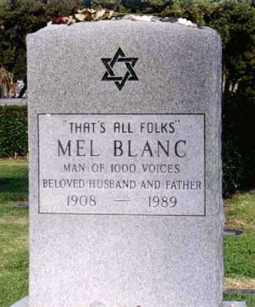 Lápida mortal de Mel Blanc