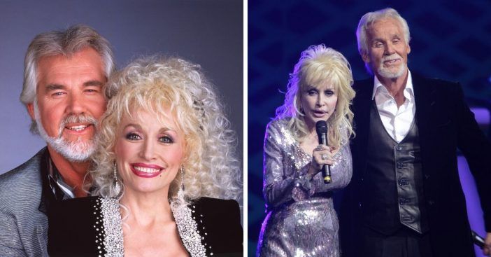Guarda Dolly Parton che canta I Will Always Love You a Kenny Rogers per l