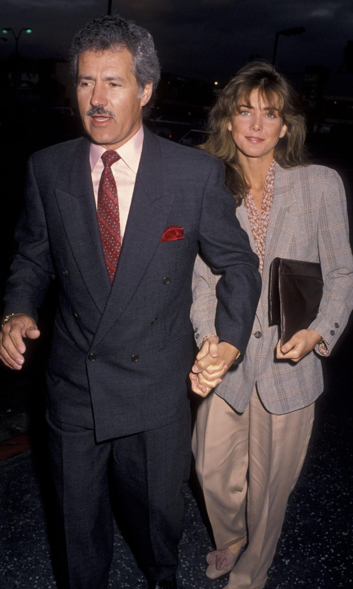 Alex และ Jean Trebek ในปี 1990