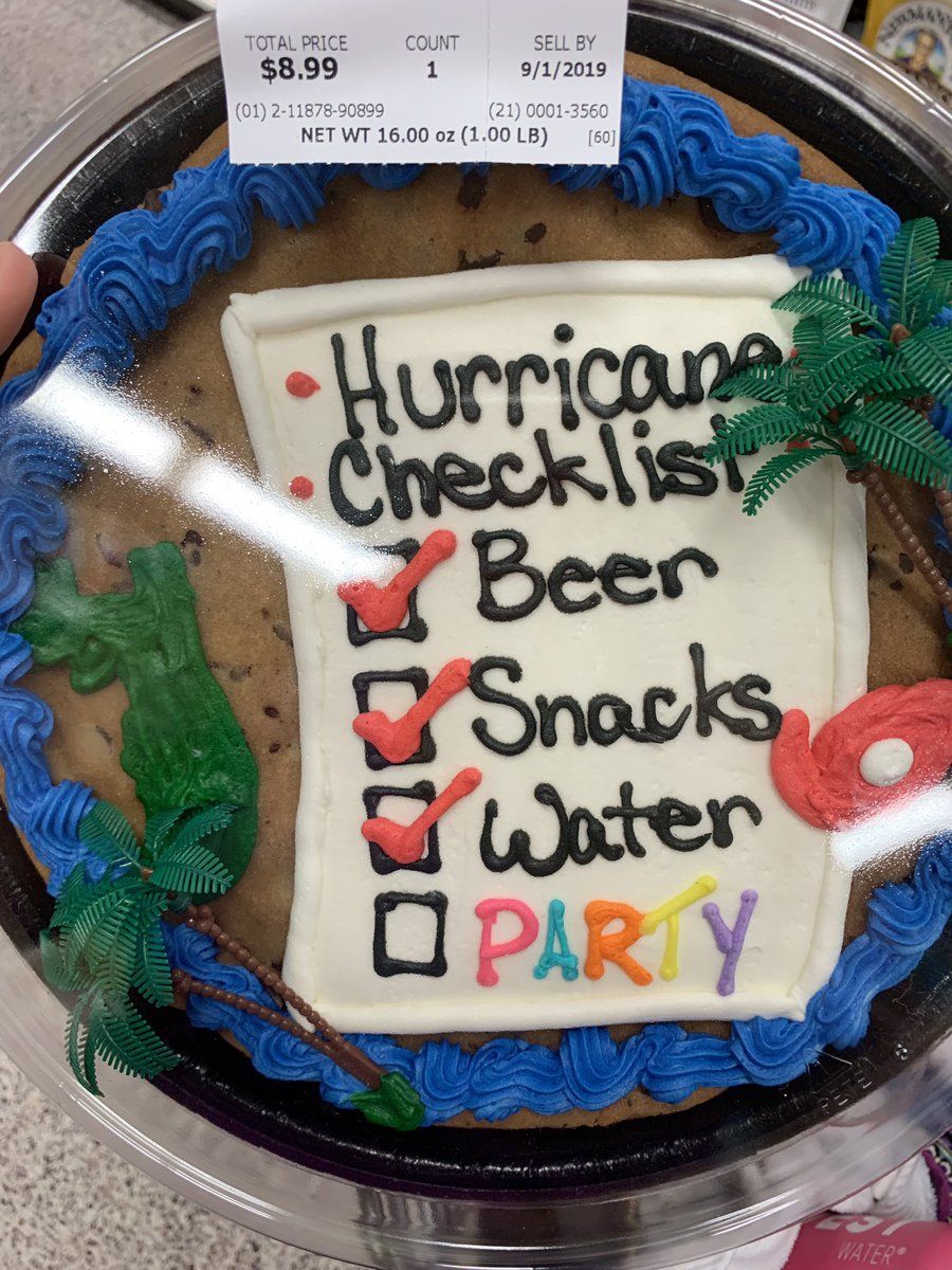 bánh cookie danh sách kiểm tra bão