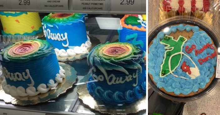 Những chiếc bánh theo chủ đề cơn bão Dorian đang xuất hiện tại Publix ở Florida