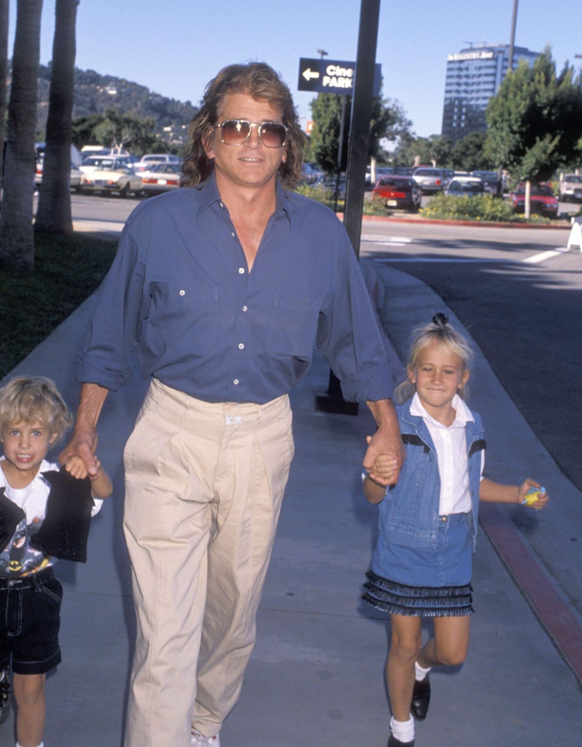 Майкъл Ландон с деца Шон и Дженифър