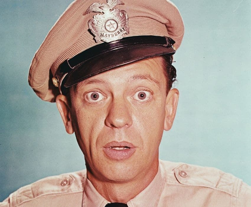 Don Knotts no The Andy Griffith Show