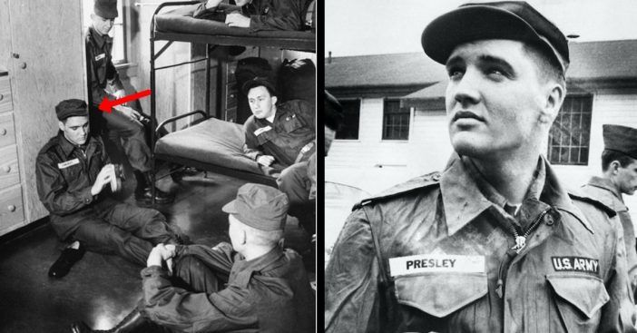 Osm vzácných fotografií Elvise Presleyho, když sloužil v armádě