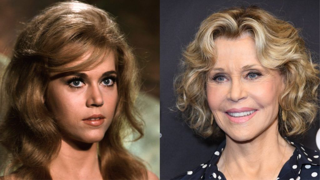 Jane-Fonda-dengang og nu