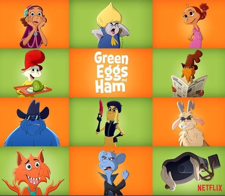 عرض البيض الأخضر ولحم الخنزير على Netflix dr Seuss