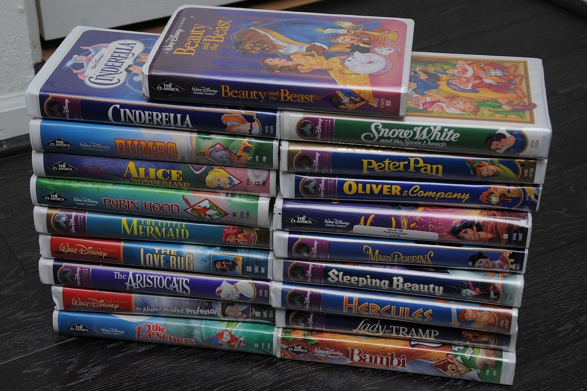 Fitas VHS da Disney