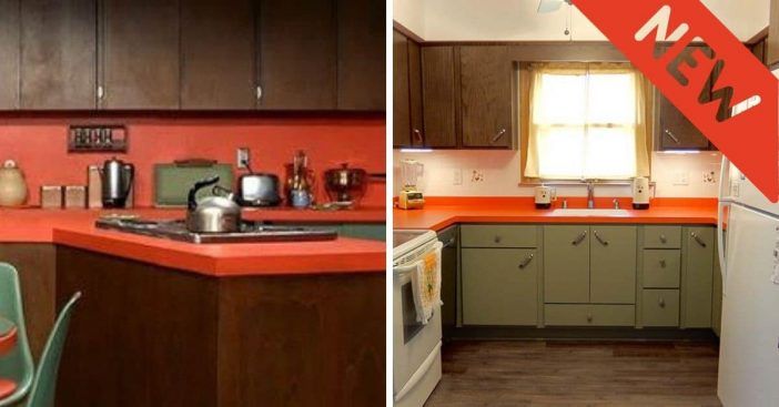 Um casal renovou sua cozinha para ficar parecida com o The Brady Bunch