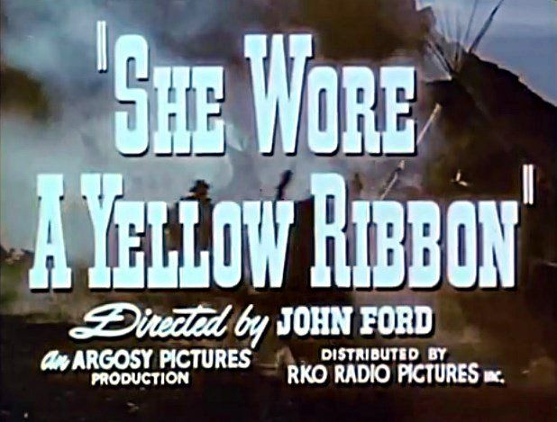 indossava un nastro giallo film di john ford
