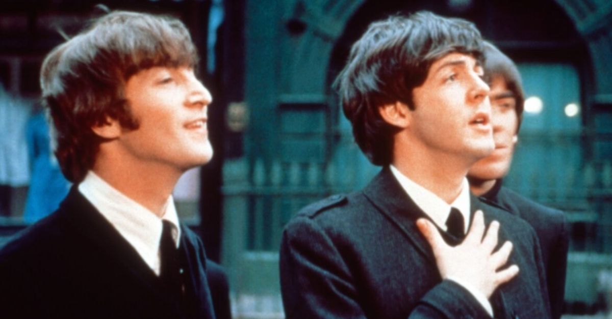 Vypočujte si Strašidelný izolovaný vokál Johna Lennona a Paula McCartneyho v piesni „If I Fell“
