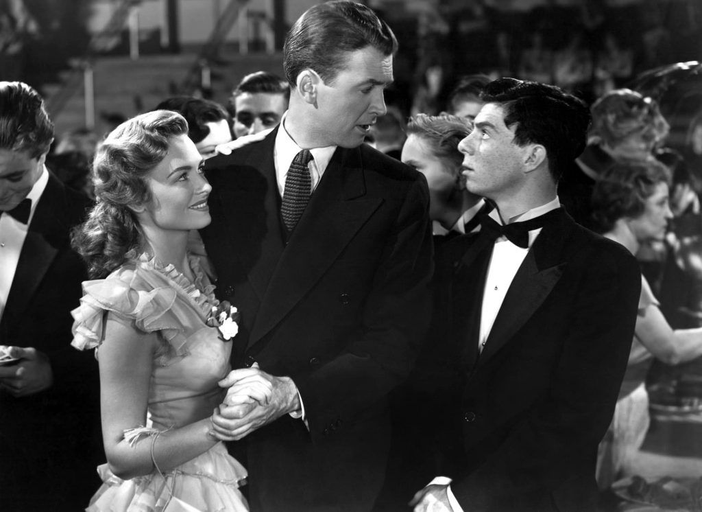 donna-reed-james-stewart-carl-switzer-its-a-a-great-life