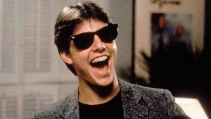 Tom Cruise, Sonnenbrillen und alles, in Risky Business