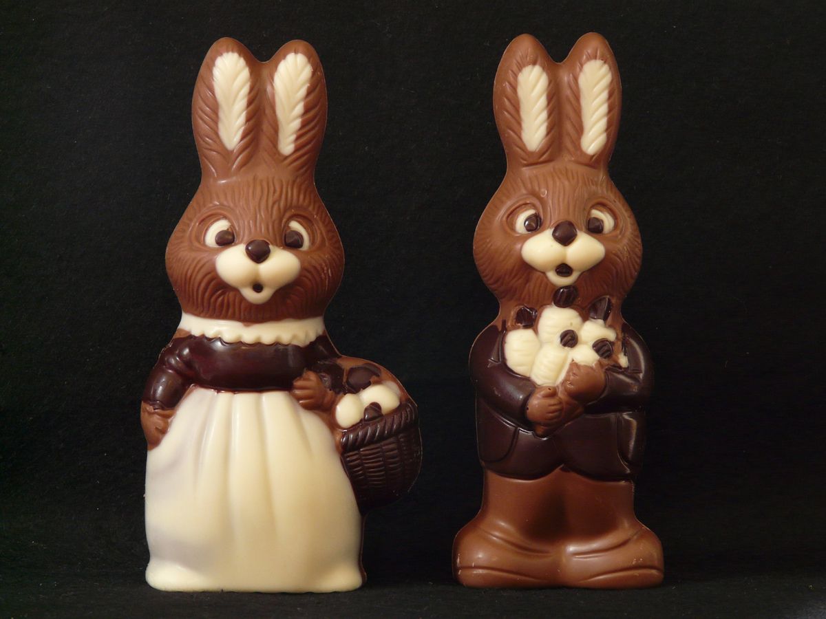 čokoládové králíčky