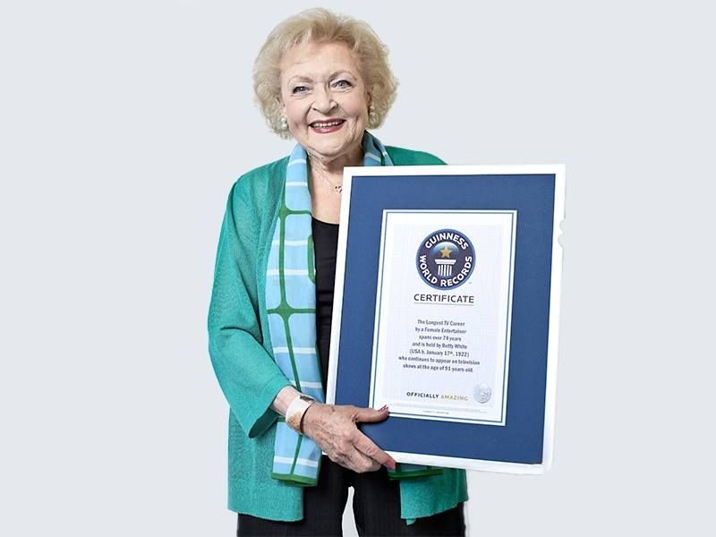 betty white guinness record