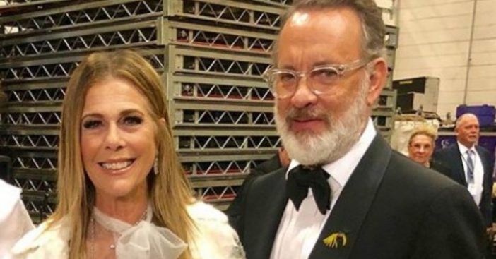 Tom Hanks a manželka Rita Wilson vypadají na ceremoniálu Kennedy Center ohromující