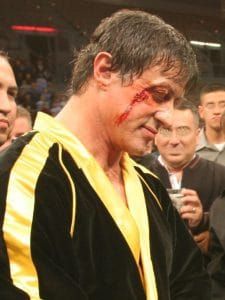 Después de una pelea con Roberto Durán, Stallone supuestamente no lo hizo.