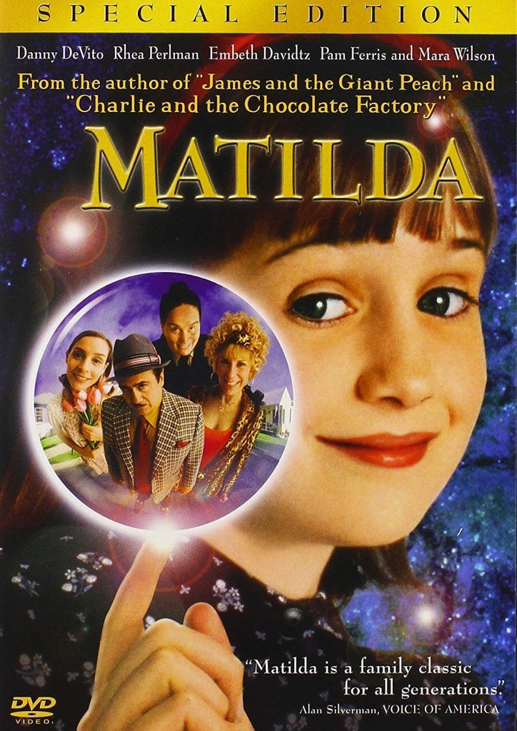 Matilda posebna izdaja DVD naslovnice
