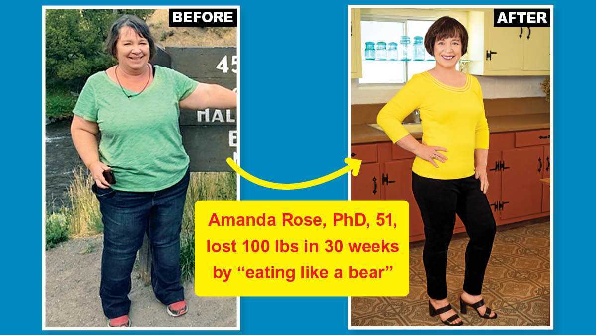 Amanda Rose, PhD, fundadora del pla de menjar com un ós